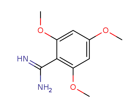 Molecular Structure of 160150-35-6 (2,4,6-TRIMETHOXY-BENZAMIDINE)