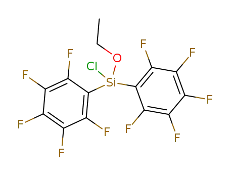 Silane, chloroethoxybis(pentafluorophenyl)-