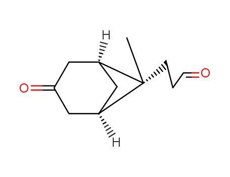 trans-6-Methyl-6-(3-oxopropyl)-bicyclo<3.1.1>heptan-3-on