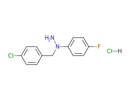Hydrazine, 1-[(4-chlorophenyl)methyl]-1-(4-fluorophenyl)-,
monohydrochloride