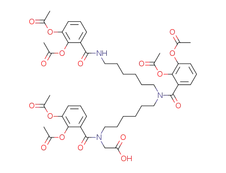 [(2,3-diacetoxy-benzoyl)-(6-{(2,3-diacetoxy-benzoyl)-[6-(2,3-diacetoxy-benzoylamino)-hexyl]-amino}-hexyl)-amino]-acetic acid