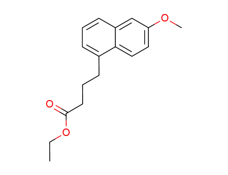 Molecular Structure of 859072-79-0 (4-(6-methoxy-[1]naphthyl)-butyric acid ethyl ester)