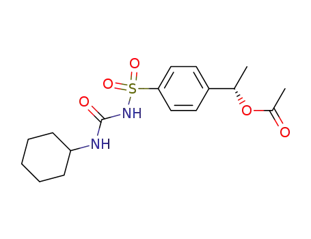 (S)-(-)-4-(1-acetoxyethyl)-N-(cyclohexylcarbamoyl)benzenesulfonamide
