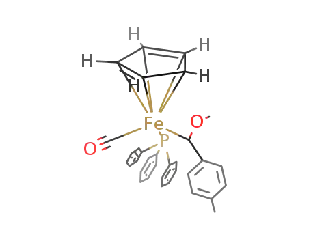 Cp(CO)(Ph<sub>3</sub>P)FeCH(OCH<sub>3</sub>)(C<sub>6</sub>H<sub>4</sub>-p-CH<sub>3</sub>)