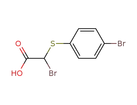 2-bromo-2-(4-bromophenylthio)acetic acid