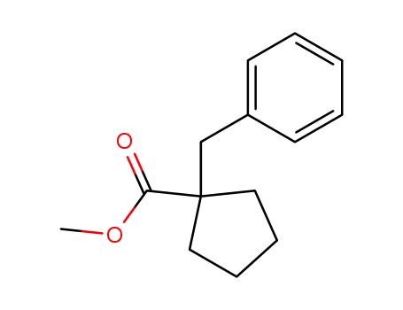 Molecular Structure of 784182-12-3 (Methyl 1-benzylcyclopentanecarboxylate)