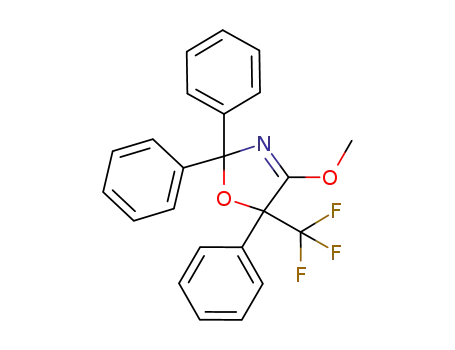 4-methoxy-2,2,5-triphenyl-5-(trifluoromethyl)-2,5-dihydro-1,3-oxazole