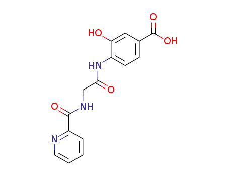 Benzoic acid, 3-hydroxy-4-[[[(2-pyridinylcarbonyl)amino]acetyl]amino]-