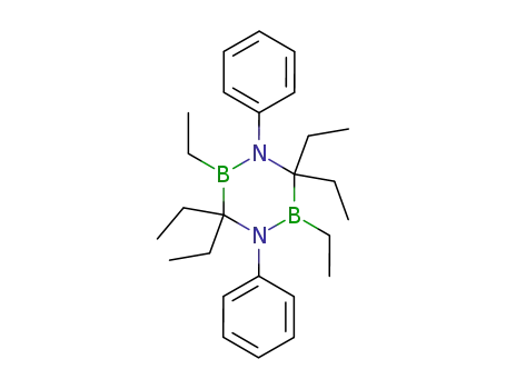 2,3,3,5,6,6-hexaethyl-1,4-diphenyl-[1,4,2,5]diazadiborinane