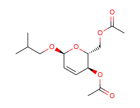 isobutyl 4,6-di-O-acetyl-2,3-dideoxy-α-D-erythro-hex-2-enopyranoside