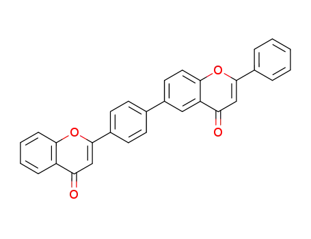 2'-phenyl-2,6'-<i>p</i>-phenylene-bis-chromen-4-one