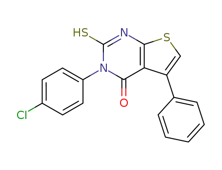 3-(4-chlorophenyl)-5-phenyl-2-thioxo-2,3-dihydrothieno[2,3-d]pyrimidin-4(1H)-one