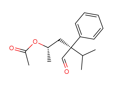(1S,3R)-acetic acid 3-formyl-1,4-dimethyl-3-phenylpentyl ester