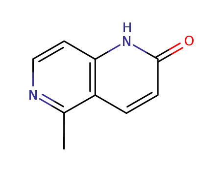 Molecular Structure of 88296-61-1 (1,6-Naphthyridin-2(1H)-one,5-methyl-)