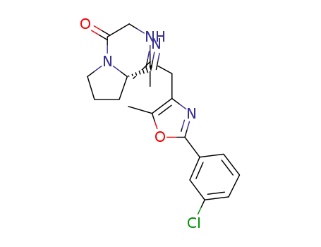 (2S)-1-({2-[2-(3-Chloro-phenyl)-5-methyl-oxazol-4-yl]-1,1-dimethyl-ethylamino}-acetyl)-pyrrolidine-2-carbonitrile