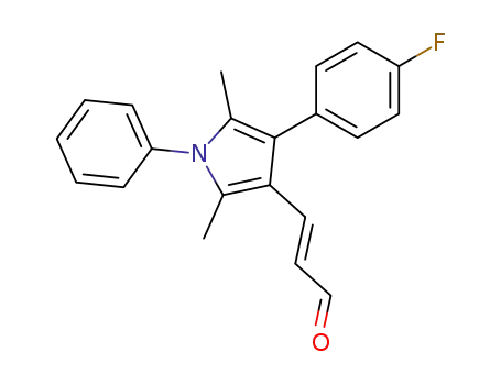 3-<1-phenyl-2,5-dimethyl-4-(4-fluorophenyl)-1H-pyrrol-3-yl>-(E)-propenal