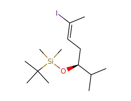 (E),(S)-5-(tert-butyldimethylsiloxy)-6-methyl-2-iodo-2-heptene