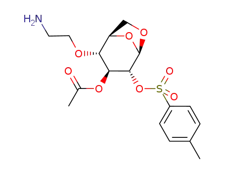 3-O-acetyl-4-O-(2-aminoethyl)-1,6-anhydro-2-O-tosyl-β-D-glucopyranose