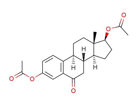 Molecular Structure of 3434-45-5 (3,17β-Bis(acetyloxy)-1,3,5(10)-estratrien-6-one)