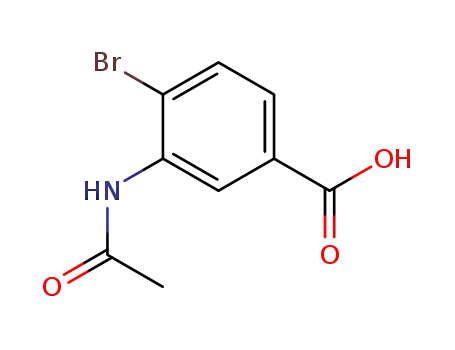 3-(acetylamino)-4-bromobenzoic acid