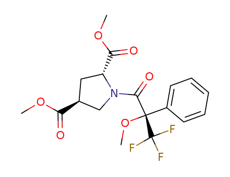Mosher amide of trans-4-carboxy-D-proline dimethyl ester