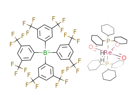 [trans-mer-Re(H<sub>2</sub>)(PCy<sub>3</sub>)2(CO)3][B(3,5-(CF<sub>3</sub>)2C<sub>6</sub>H<sub>3</sub>)4]
