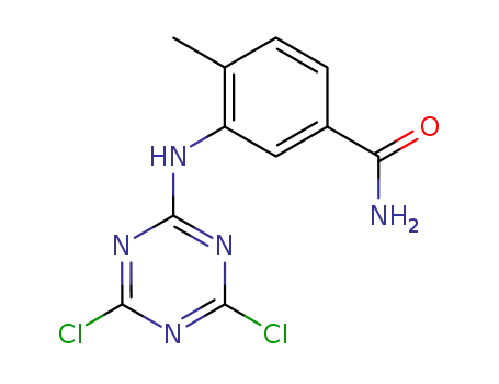 3-(4,6-dichloro-1,3,5-triazin-2-ylamino)-4-methylbenzamide