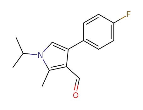 1-isopropyl-2-methyl-4-(4-fluorophenyl)-1H-pyrrole-3-carboxaldehyde