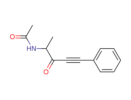 Molecular Structure of 655242-10-7 (Acetamide, N-(1-methyl-2-oxo-4-phenyl-3-butynyl)-)