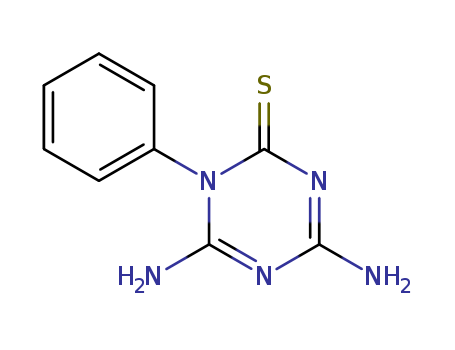 1,3,5-Triazine-2(1H)-thione, 4,6-diamino-1-phenyl-