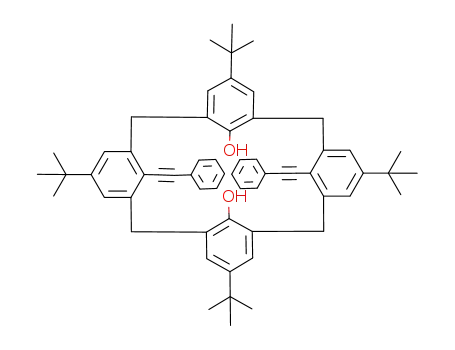 Molecular Structure of 868840-71-5 ((HOC<sub>6</sub>H<sub>2</sub>(C(CH<sub>3</sub>)3)CH<sub>2</sub>)2(C<sub>6</sub>H<sub>2</sub>(C(CH<sub>3</sub>)3)(CCC<sub>6</sub>H<sub>5</sub>)CH<sub>2</sub>)2)