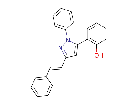 Phenol, 2-[1-phenyl-3-[(1E)-2-phenylethenyl]-1H-pyrazol-5-yl]-