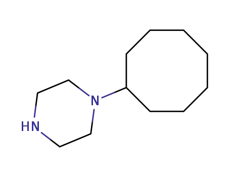 Molecular Structure of 21043-43-6 (1-CYCLOOCTYLPIPERAZINE)