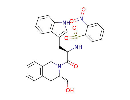 <i>N</i>-[2-(3-hydroxymethyl-3,4-dihydro-1<i>H</i>-isoquinolin-2-yl)-1-(1<i>H</i>-indol-3-ylmethyl)-2-oxo-ethyl]-2-nitro-benzenesulfonamide