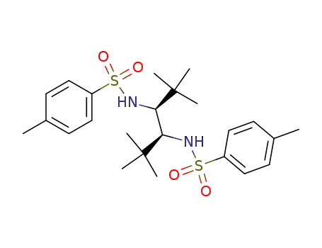 Molecular Structure of 799261-87-3 ((1S,2S)-1,2-N,N'-bis(p-toluenesulfonylamino)-1,2-di-tert-butylethane)