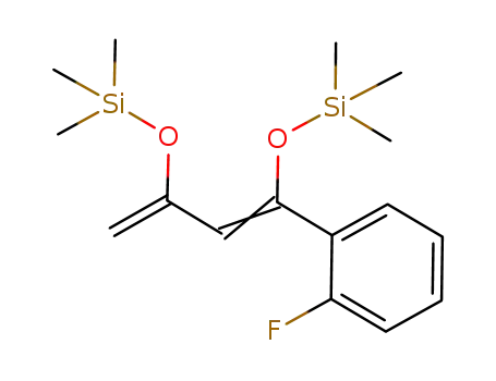 1-(2-fluorophenyl)-1,3-bis(trimethylsilyloxy)buta-1,3-diene