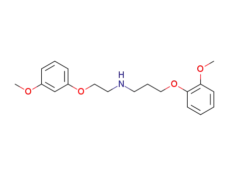 N-<2-(3-Methoxy-phenoxy)-ethyl>-3-(2-methoxy-phenoxy)-propylamin