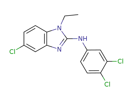 1-ethyl-5-chloro-2-(3,4-dichloroanilino)-1H-benzimidazole
