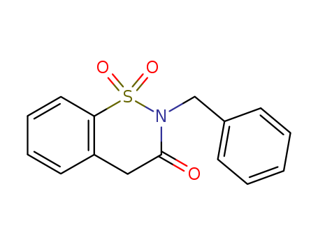 2H-1,2-BENZOTHIAZIN-3(4H)-ONE,2-BENZYL-,1,1-DIOXIDE