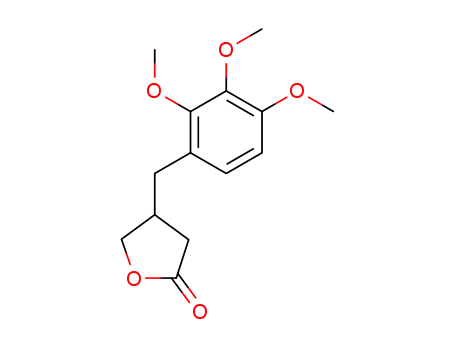 2(3H)-Furanone, dihydro-4-[(2,3,4-trimethoxyphenyl)methyl]-