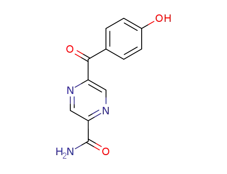Pyrazinecarboxamide, 5-(4-hydroxybenzoyl)-