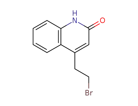 Molecular Structure of 90097-61-3 (2(1H)-Quinolinone, 4-(2-bromoethyl)-)