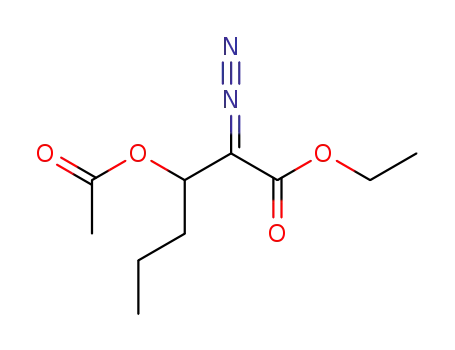 3-acetoxy-2-diazo-hexanoic acid ethyl ester