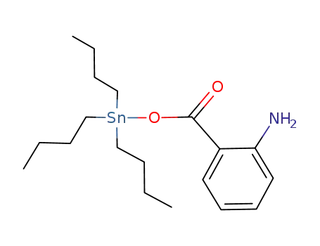 Molecular Structure of 13154-96-6 (Stannane, [(2-aminobenzoyl)oxy]tributyl-)