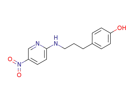 4-(3-[5-nitropyridin-2-yl-amino]propyl)phenol