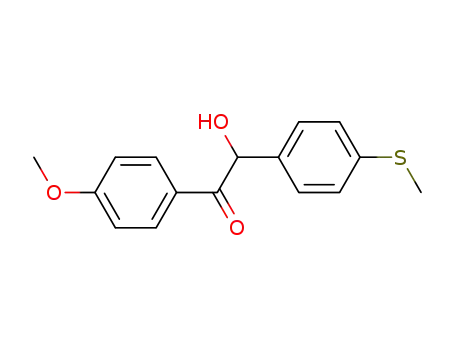 2-hydroxy-1-(4-methoxyphenyl)-2-[4-(methylthio)phenyl]ethanone