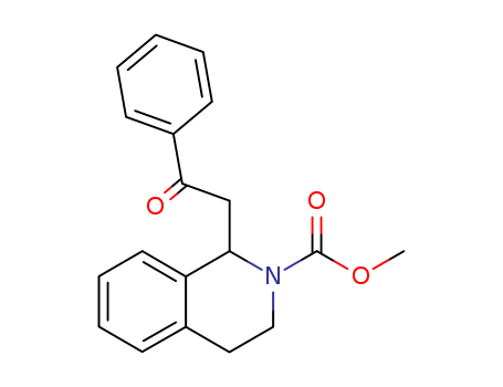 2(1H)-Isoquinolinecarboxylic acid, 3,4-dihydro-1-(2-oxo-2-phenylethyl)-, methyl ester