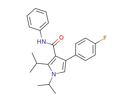 1,2-diisopropyl-4-(4-fluorophenyl)-1H-pyrrole-3-carboxanilide