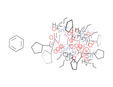 Molecular Structure of 107135-78-4 (n-butyloxotin cyclopentanoate hexamer)