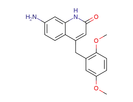 7-amino-4-(2,5-dimethoxy-benzyl)-1<i>H</i>-quinolin-2-one